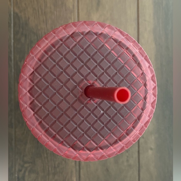 Starbucks Pink Jelly Grid Soft Touch Tumbler Venti 2023 - Picture 2 of 15